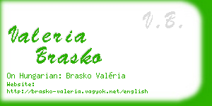 valeria brasko business card